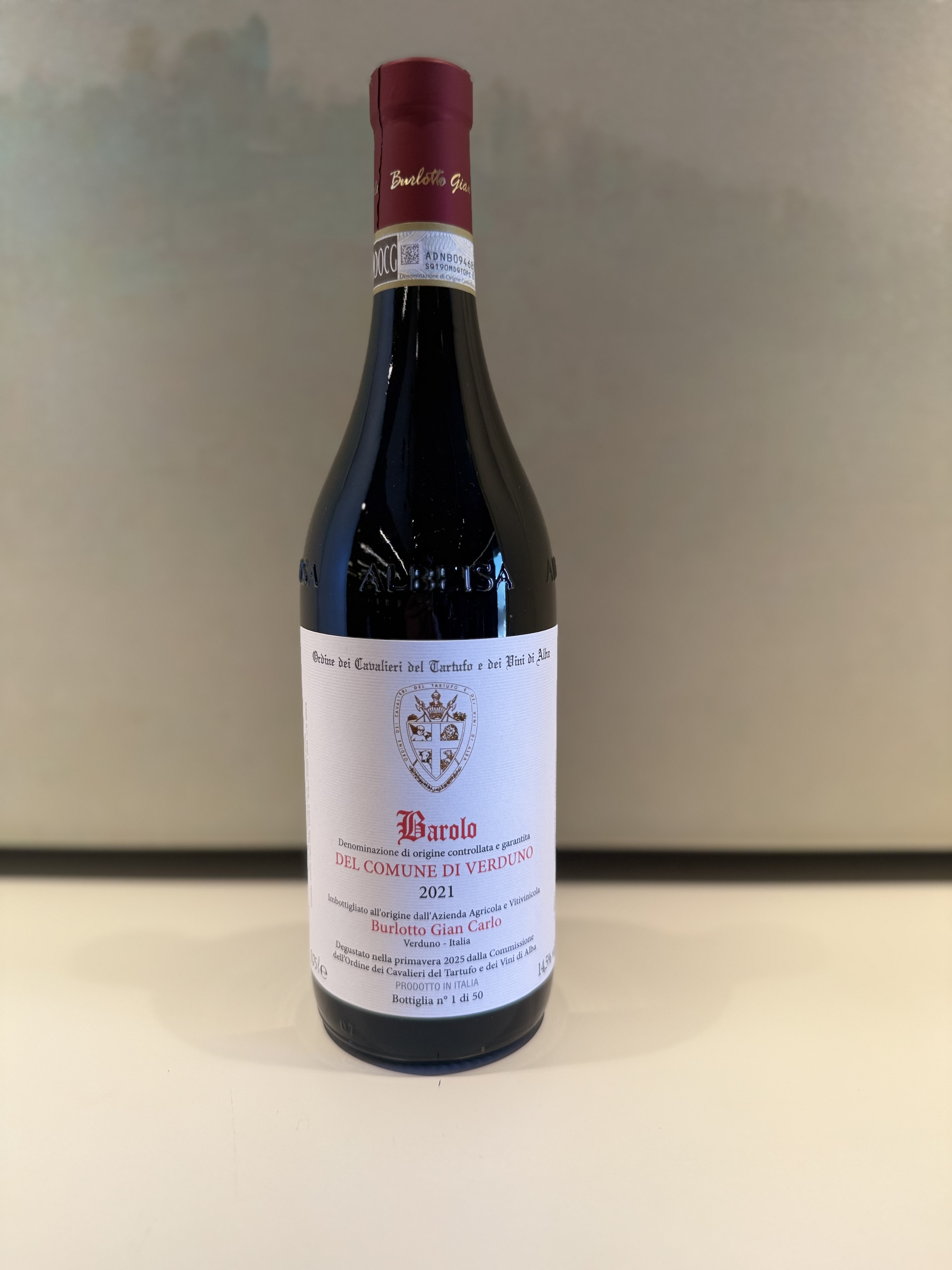 BAROLO DOCG DEL COMUNE DI VERDUNO 2021