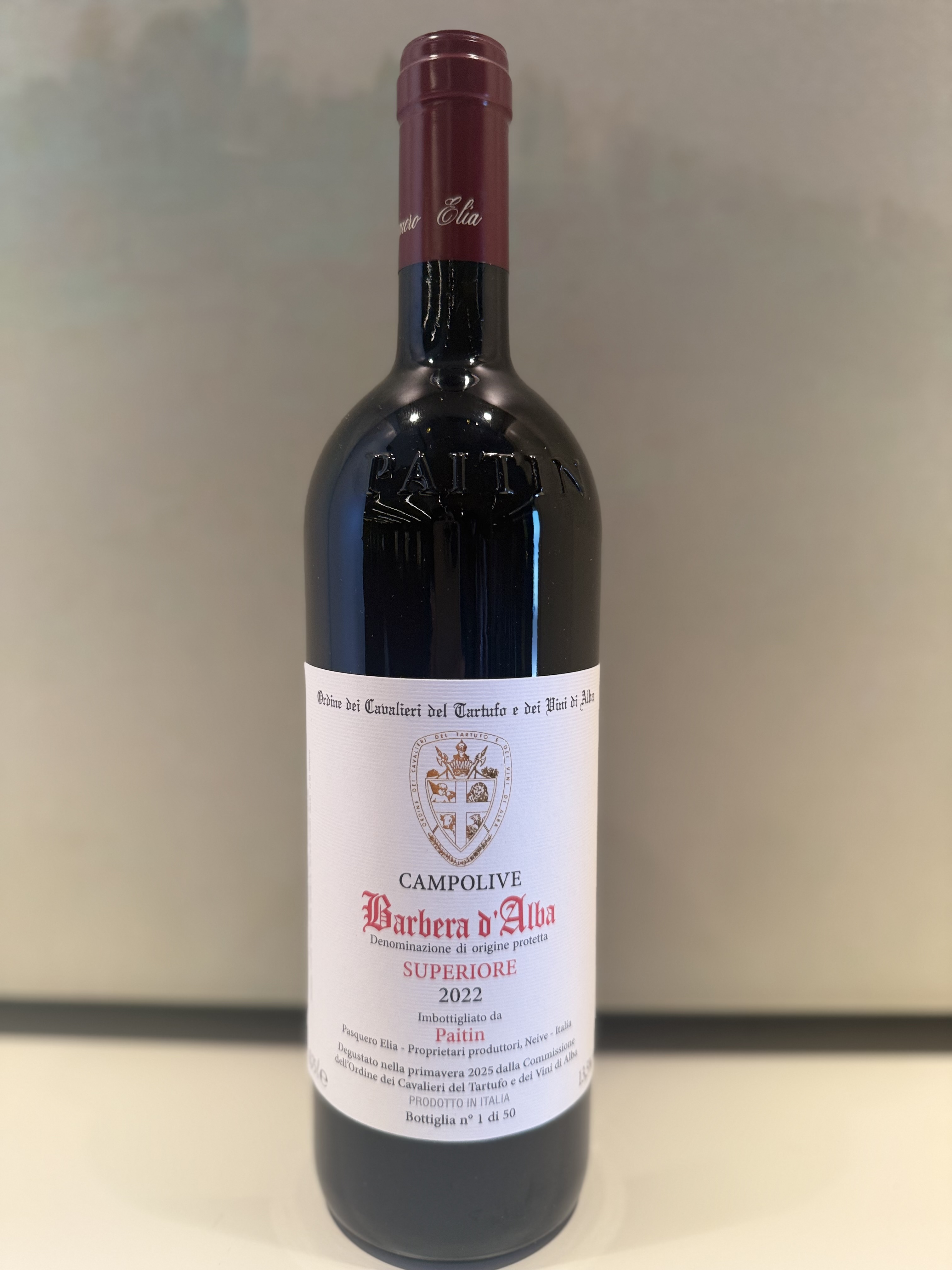 BARBERA D’ALBA DOC SUPERIORE CAMPOLIVE 2022