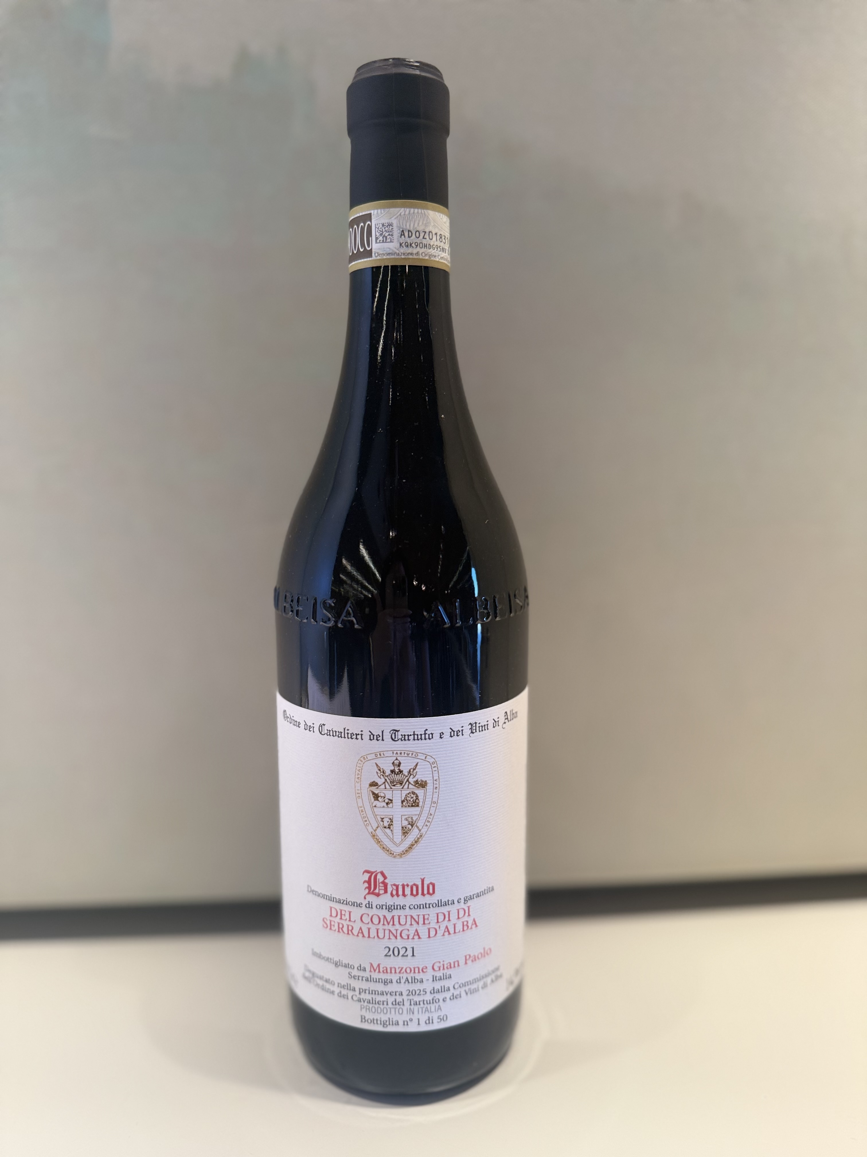 BAROLO DOCG DEL COMUNE DI SERRALUNGA D’ALBA 2021
