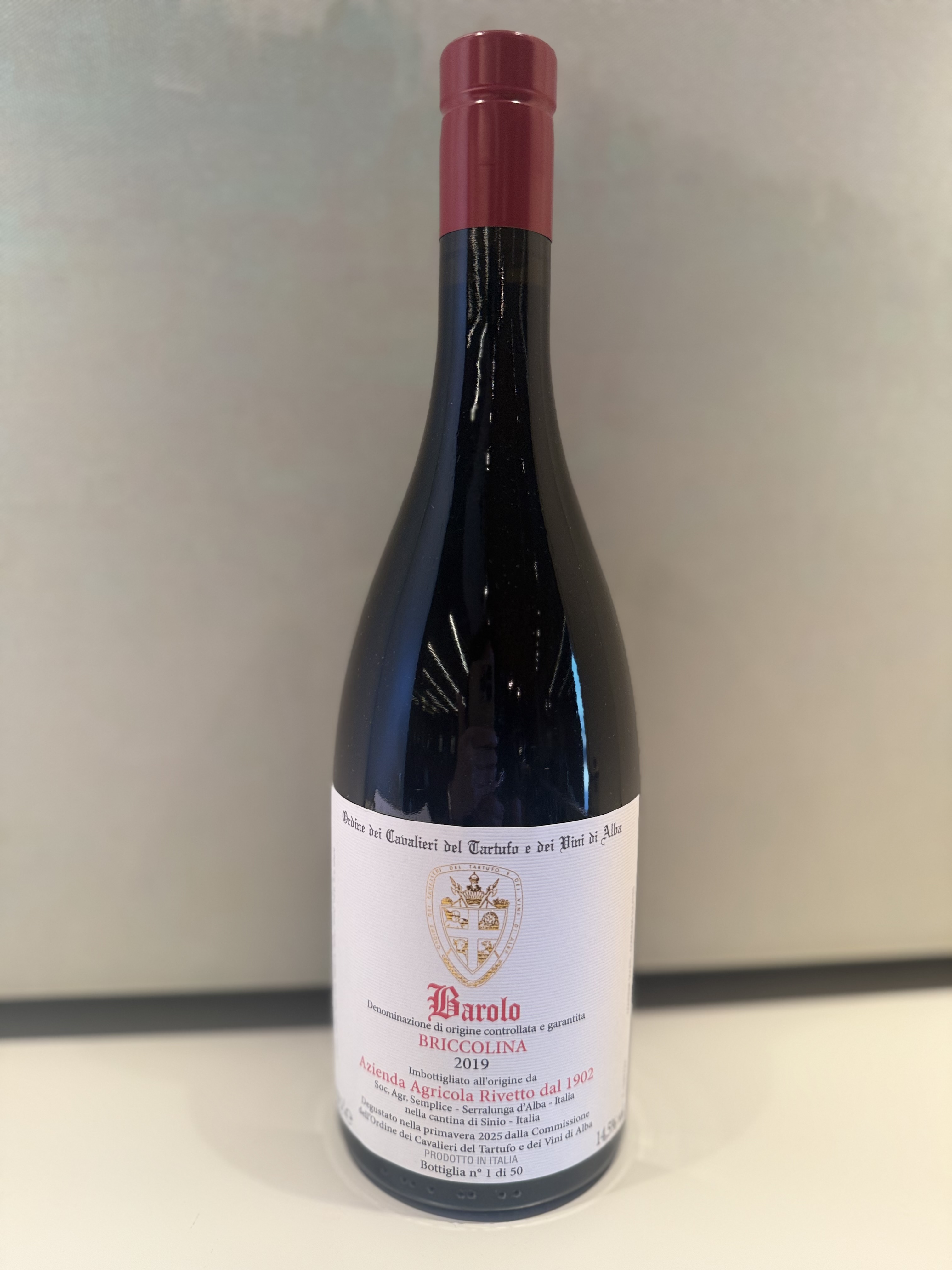 BAROLO DOCG BRICCOLINA 2019