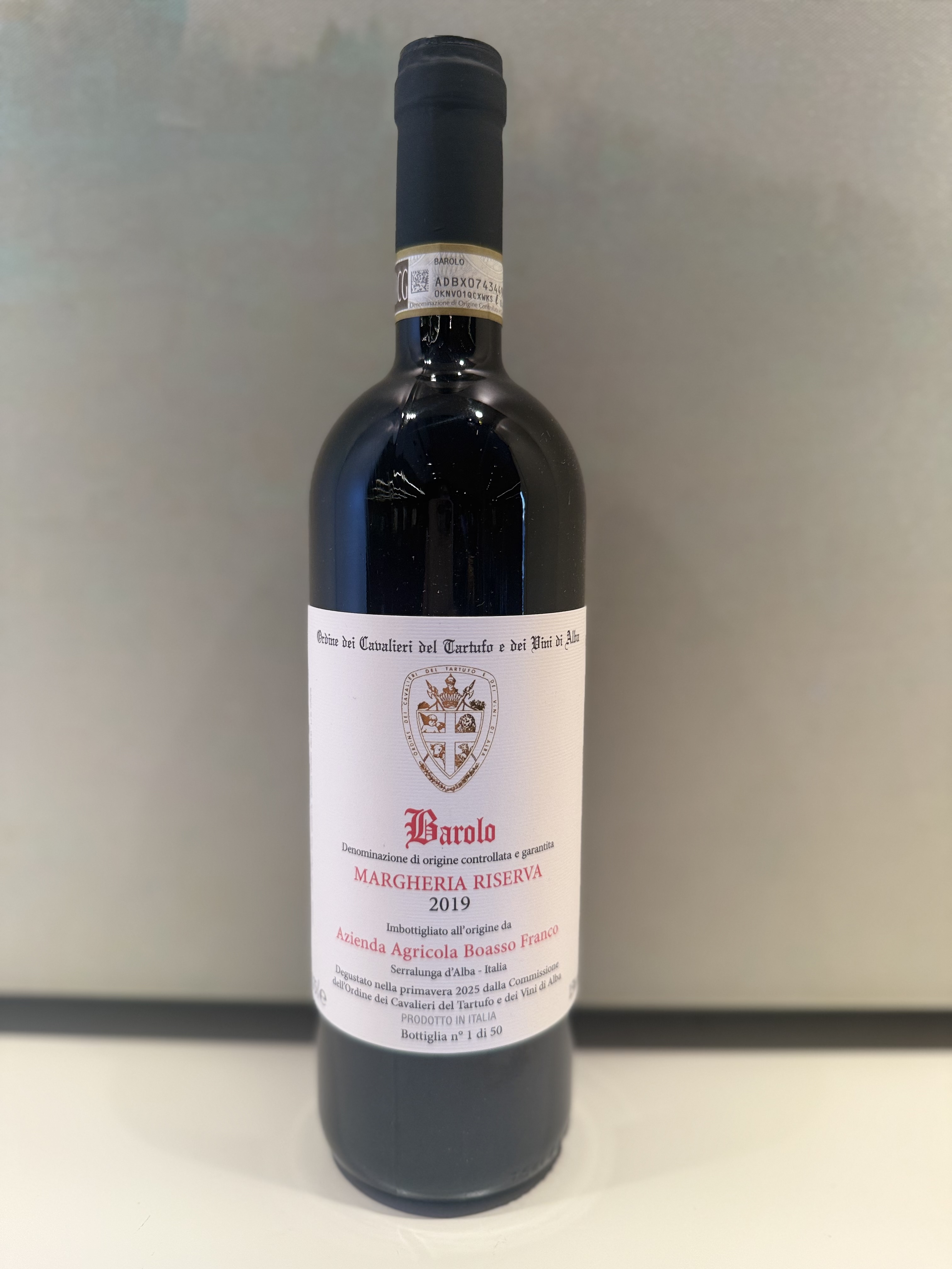 BAROLO DOCG RISERVA MARGHERIA 2019