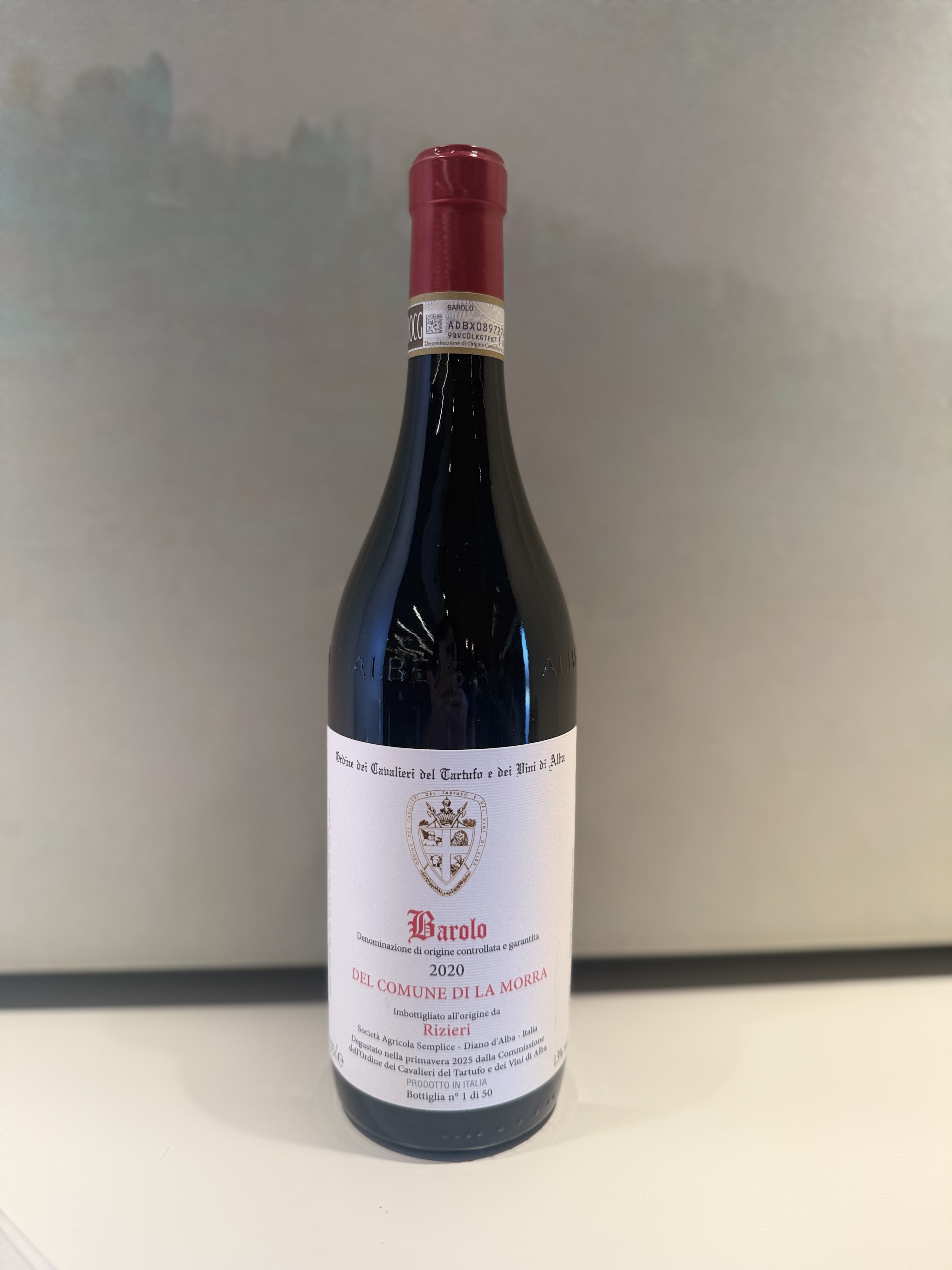 BAROLO DOCG DEL COMUNE DI LA MORRA 2020
