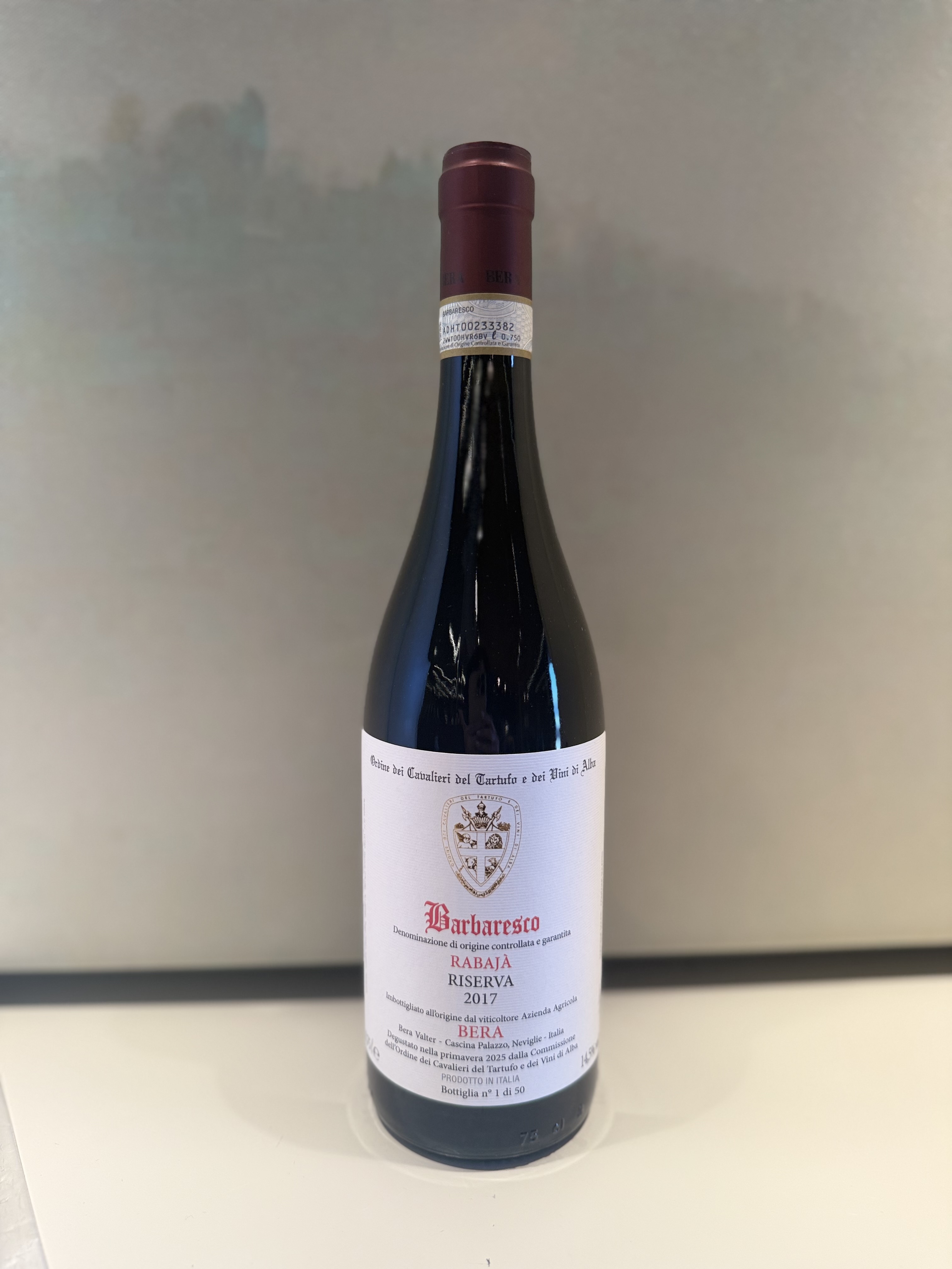 BARBARESCO DOCG RISERVA RABAJA' 2017