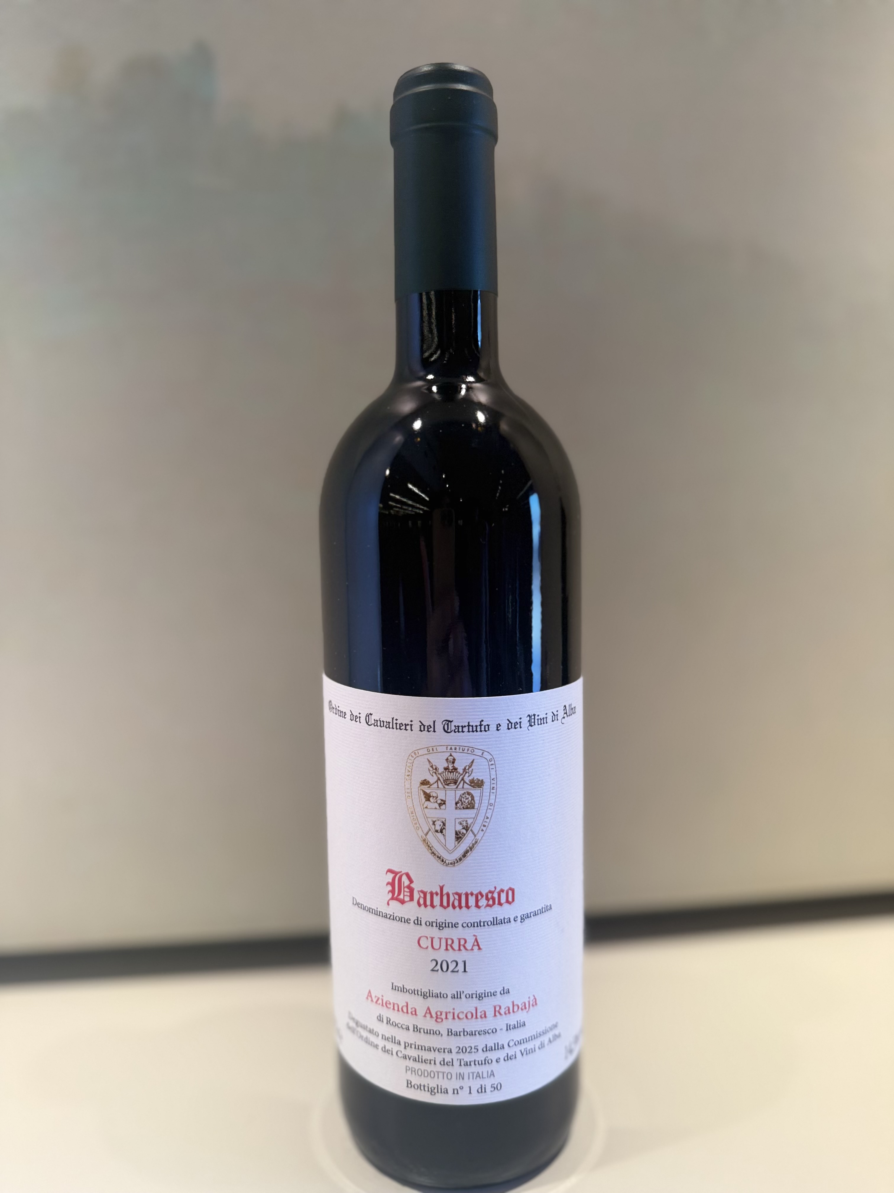 BARBARESCO DOCG CURRA' 2021