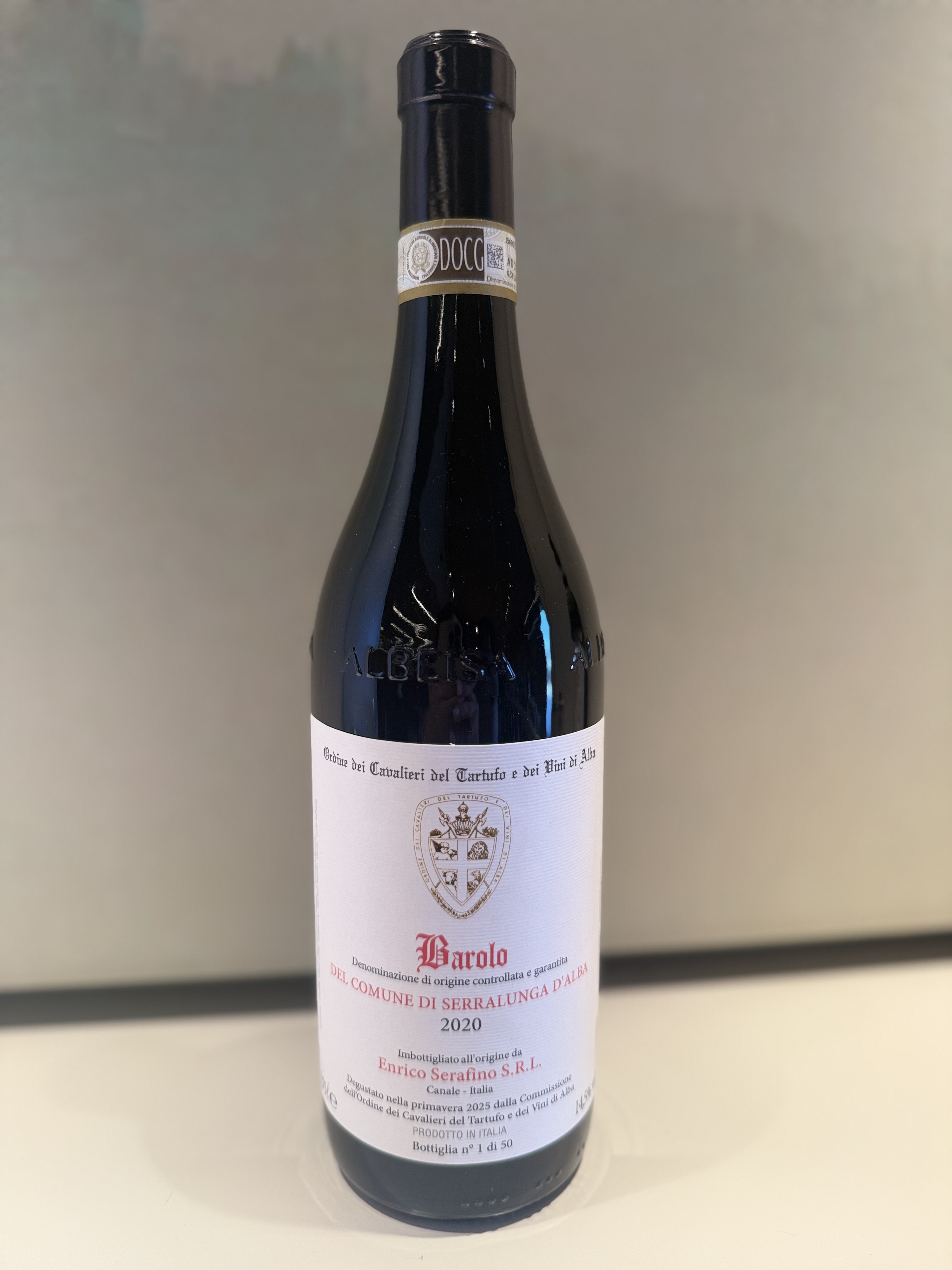 BAROLO DOCG DEL COMUNE DI SERRALUNGA D’ALBA 2020