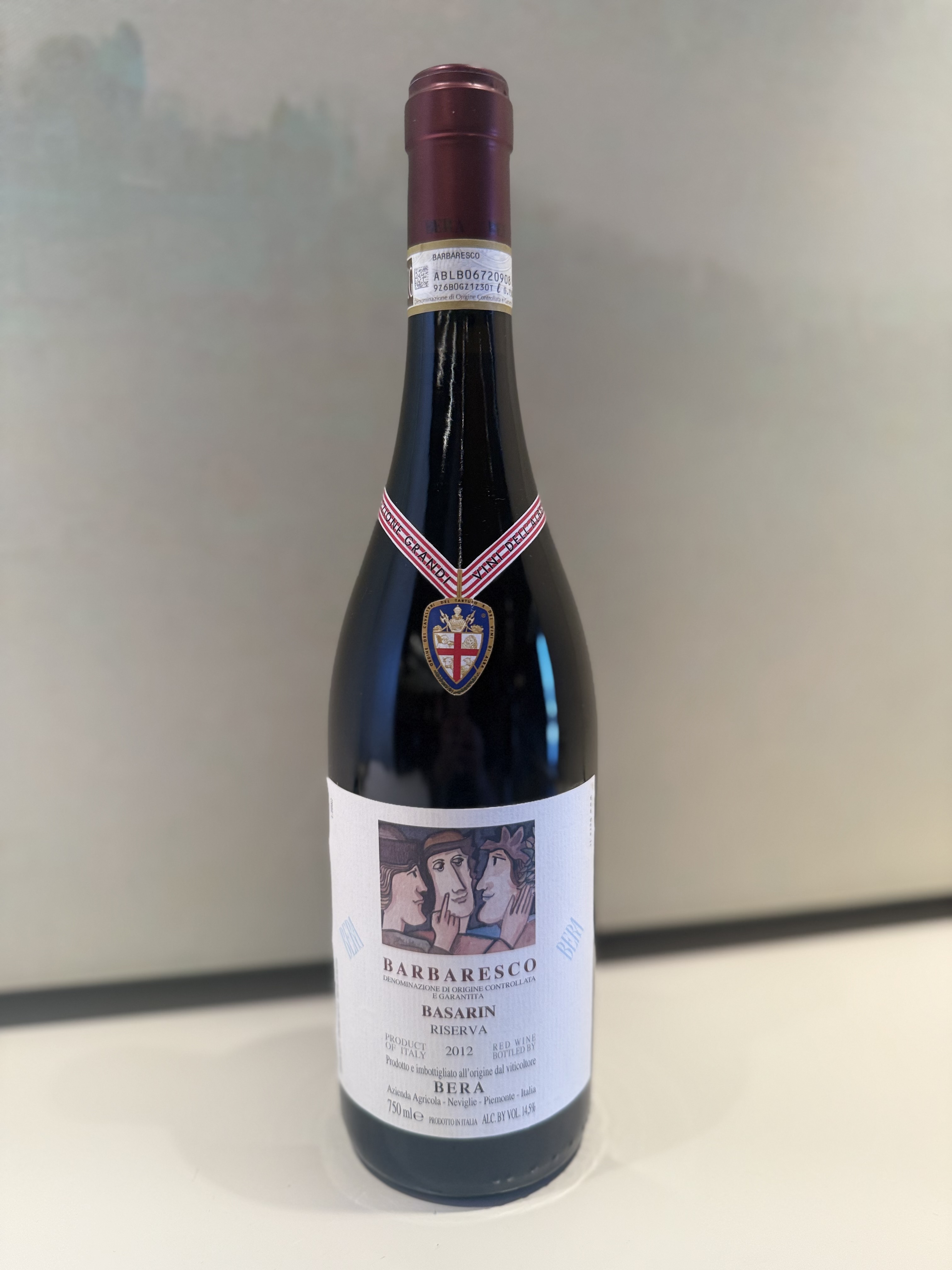 BARBARESCO DOCG RISERVA BASARIN 2012